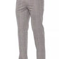 Beige Cotton Men Trouser