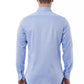 Light-Blue Cotton Men Shirt