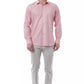 Pink Cotton Men Shirt
