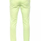 Green Cotton Men Trouser