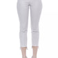 Beige Cotton Women Pant