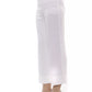 White Viscose Women Pants