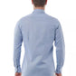 Light Blue Cotton Men Shirt