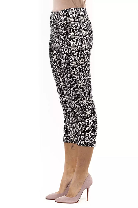 Blue Cotton Women Trouser