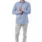 Light Blue Cotton Men Shirt
