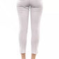 Beige Cotton Women Pant