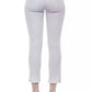 Beige Cotton Women Pant