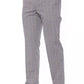 Gray Cotton Men's Trouser
