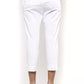 White Cotton Women Trouser