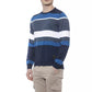 Blue Cotton Men Sweater