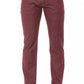 Burgundy Cotton Men Trouser