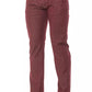 Burgundy Cotton Men Trouser
