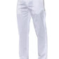 White Cotton Men Trouser
