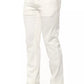 White Cotton Mens Trouser