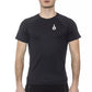 Black Polyamide Men T-Shirt