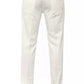 White Cotton Men's Jeans