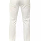 White Cotton Mens Trouser