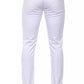 White Cotton Men Trouser