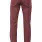 Burgundy Cotton Men Trouser
