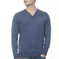 Blue Cashmere Men Sweater