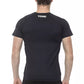 Black Polyamide Men T-Shirt