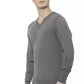 Gray Cashmere Men Sweater
