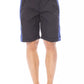 Black Cotton Men Short