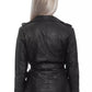 Black Polyurethane Women Jacket