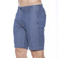 Blue Cotton Men's Bermuda Short