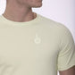 Green Polyamide Men T-Shirt