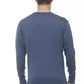 Blue Cashmere Men Sweater