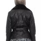 Black Polyurethane Women Jacket