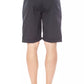 Black Cotton Men Short