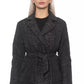 Black Polyester Women Jacket