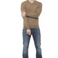 Beige Cashmere Men Sweater