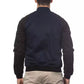 Blue Cotton Men's Bomber Jacket