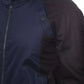 Blue Cotton Men's Bomber Jacket