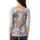 Gray Viscose Women Top
