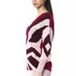 Burgundy Wool Women Sweater