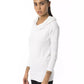 White Viscose Women Sweater