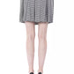 Black Viscose Women Skirt