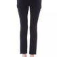 Black Acrylic Women Pants