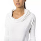 White Viscose Women Sweater