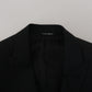 Elegant Slim Fit Wool-Silk Blazer