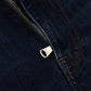 Elegant Blue Washed Denim Pants