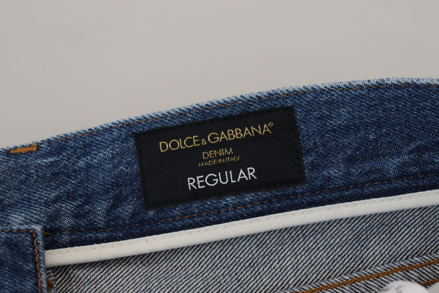 Distressed Charm Blue Denim Jeans