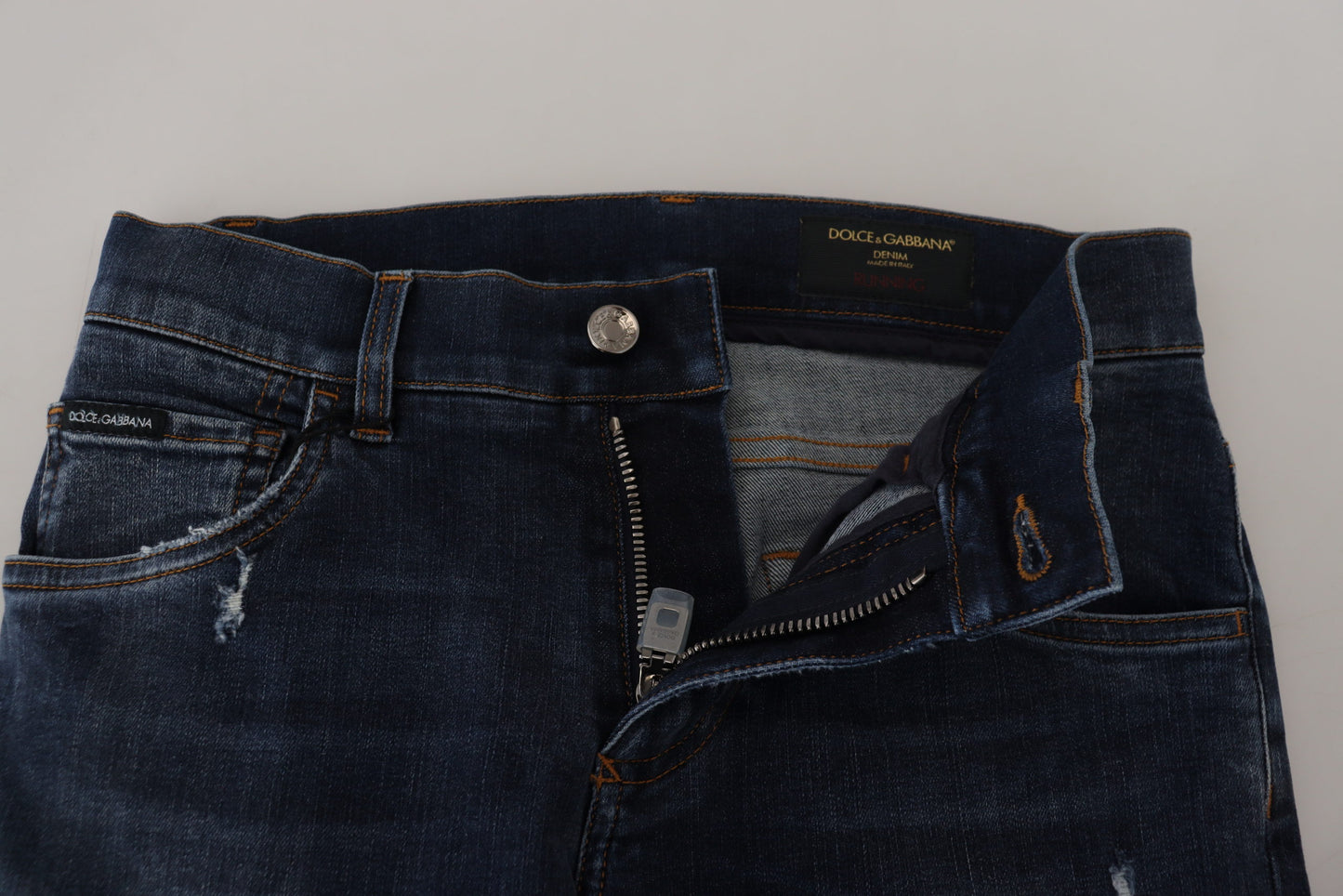 Elegant Italian Denim Pants