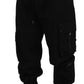 Sleek Cotton Blend Trousers for Men