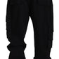Sleek Cotton Blend Trousers for Men