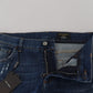 Elegant Italian Blue Denim Pants